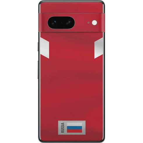 Russia Soccer Flag Pixel Skins